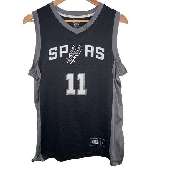 NBA Spurs Black and Gray Jersey Forbes #11 - Picture 1 of 3